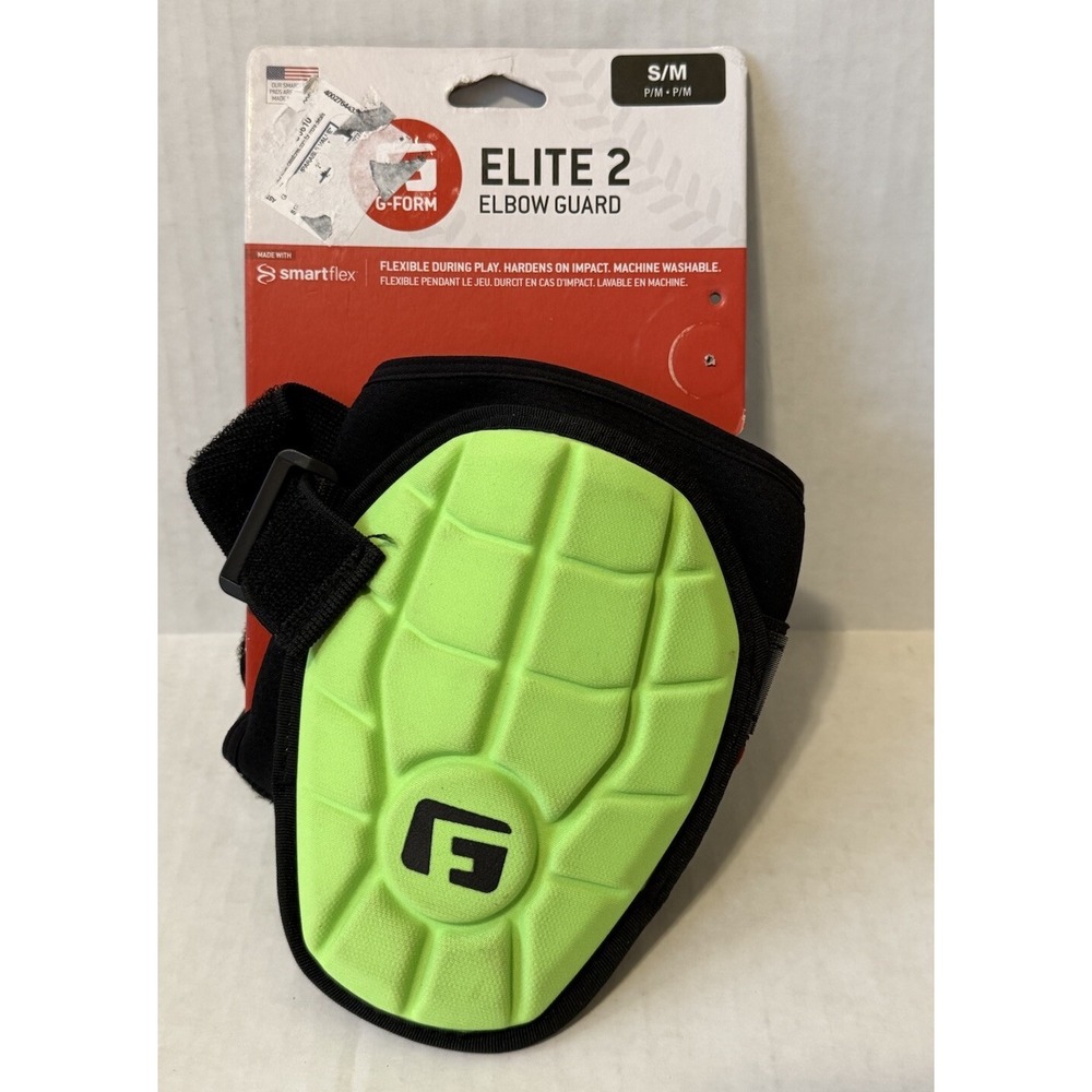 G-Form Elite 2 Unisex S/M Green Batters Elbow Guard Pad EP1402018
